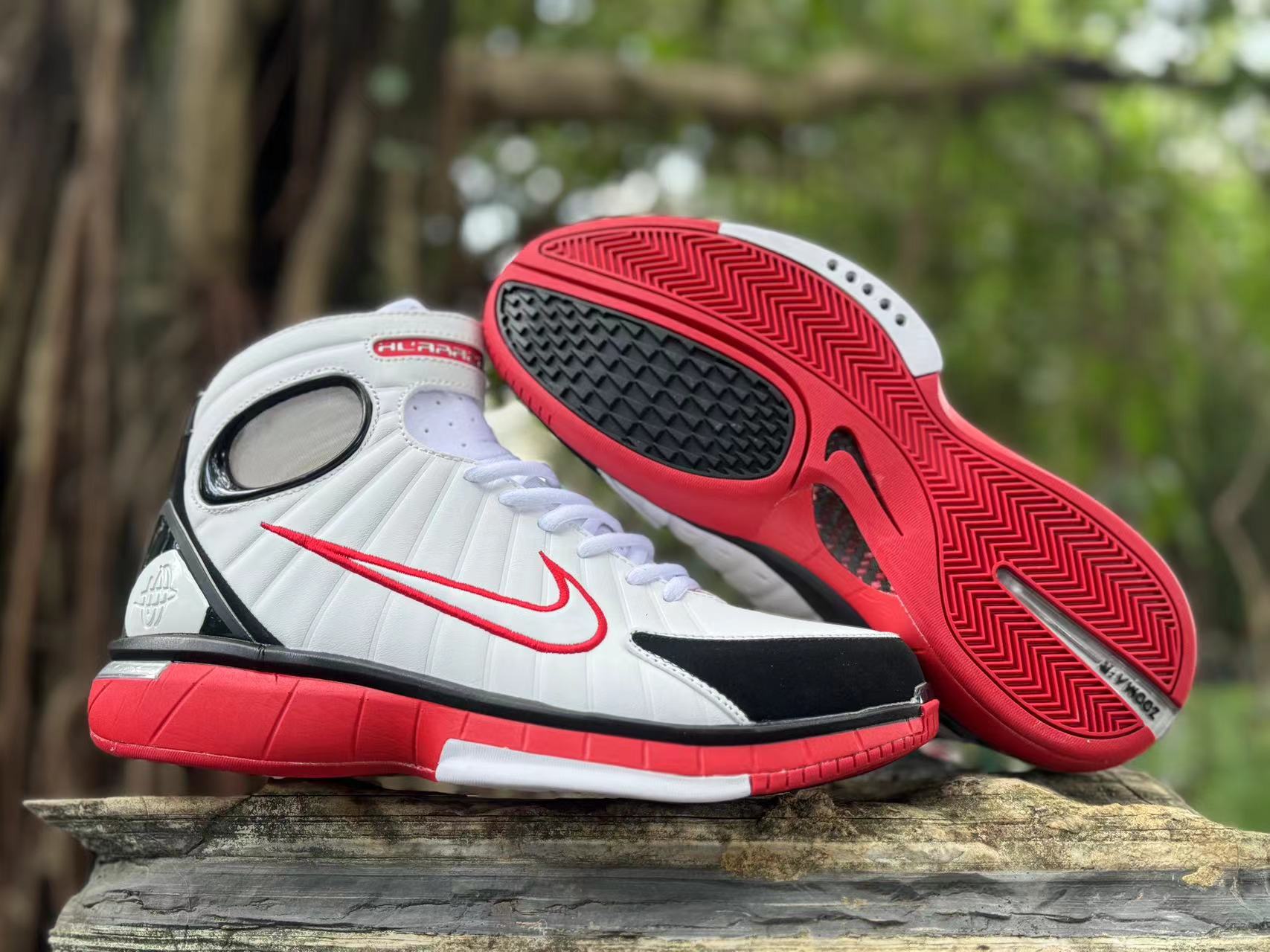 Nike Air Zoom Huarache 2K4 kobe White Black Red